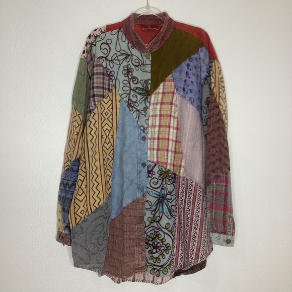 224635 Sacred Threads Bohemian Patchwork Tunic
